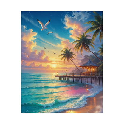 beach art print 