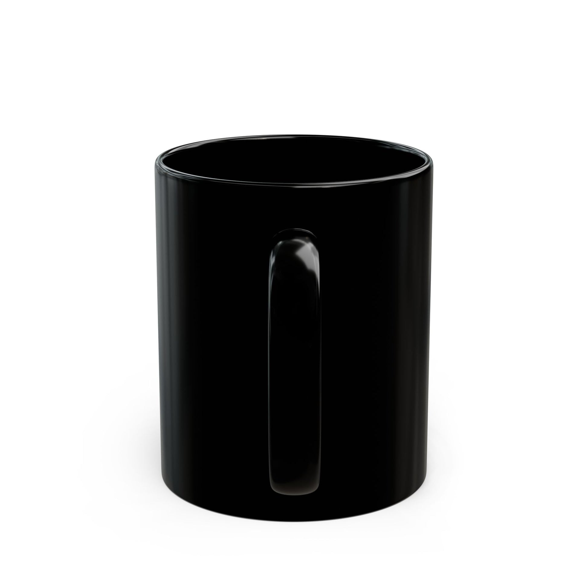 black coffee mug