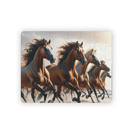 Kids' Puzzle - 30-Piece Majestic Horse Scene